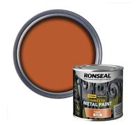 AOC24 Direct to Metal Paint - Gloss/Matt/Satin Finish - Garden Exterior Metal Surface Paint, No Primer Needed - Water-Based, Rust-Proof for Gates, Railings - Tough Durable, (Copper Gloss, 250ml)