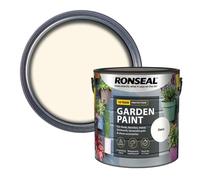AOC24 Garden Fence Paint 2.5l - Multi-Surface Exterior Paint for Wood, Brick, Metal, Stone & Terracotta - Waterproof, Resists Fading, Matt Finish for Sheds, Fences, Garden Furniture Paint Daisy