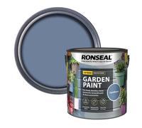 AOC24 Garden Fence Paint 2.5l - Multi-Surface Exterior Paint for Wood, Brick, Metal, Stone & Terracotta - Waterproof, Resists Fading, Matt Finish for Sheds, Fences, Garden Furniture Paint Cornflower
