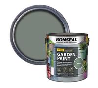 AOC24 Garden Fence Paint 2.5l - Multi-Surface Exterior Paint for Wood, Brick, Metal, Stone & Terracotta - Waterproof, Resists Fading, Matt Finish for Sheds, Fences, Garden Furniture Paint Willow