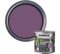 AOC24 Garden Fence Paint 250ml - Multi-Surface Exterior Paint for Wood, Brick, Metal, Stone & Terracotta - Waterproof, Resists Fading, Matt Finish for Sheds, Fences, Garden Furniture Purple Berry