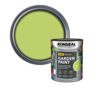 AOC24 Garden Fence Paint 750ml - Multi-Surface Exterior Paint for Wood, Brick, Metal, Stone & Terracotta - Waterproof, Resists Fading, Matt Finish for Sheds, Fences, Garden Furniture Lime Zest