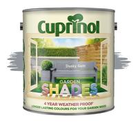 AOC24 Garden Fence Shade Paint - Exterior Wood Paint for Sheds, Fences - Water-Based, Quick Drying 1 Hour - Use on Wood, Terracotta, Stone, Brick - Outdoor Garden (Dusky Gem, 2.5 Liters)