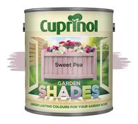 AOC24 Garden Fence Shade Paint - Exterior Wood Paint for Sheds, Fences - Water-Based, Quick Drying 1 Hour - Use on Wood, Terracotta, Stone, Brick - Outdoor Garden (Sweet Pea, 1 Liter)