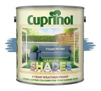 AOC24 Garden Fence Shade Paint - Exterior Wood Paint for Sheds, Fences - Water-Based, Quick Drying 1 Hour - Use on Wood, Terracotta, Stone, Brick - Outdoor Garden (Forget me Not, 1 Liter)