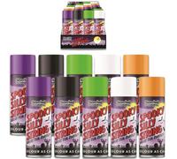 AOC24 Halloween Silly String Spray 200ml - Assorted Color Crazy Party Fun - Non-Toxic Streamer for Kids & Adults - Perfect for Spooky Celebrations, Birthdays, Pranks, & Outdoor Events (2, 200ml)