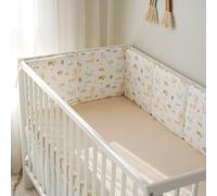 Aocase Bed Rail for Toddlers Kids, Cot Liner Headboard Bumper Padded Side Protectors Protect All Round Crib Rail Cover Baby Bed Baby Boys Girls Nursery Breathable Crib Bed Liner Bumper,NO05