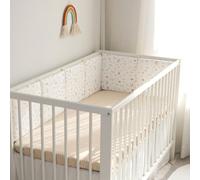 Aocase Bed Rail for Toddlers Kids, Cot Liner Headboard Bumper Padded Side Protectors Protect All Round Crib Rail Cover Baby Bed Baby Boys Girls Nursery Breathable Crib Bed Liner Bumper,NO11