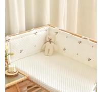 Aocase Bed Rail for Toddlers Kids, Cushion Side Protectors Guard Safety Rail Bedside Protection Bed Cot Liner Headboard Bed All Round Surrounds, Fall Protection Bed Parent's Bed,G02,240×28cm