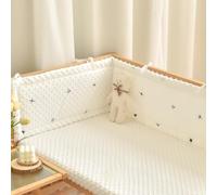 Aocase Bed Rail for Toddlers Kids, Cushion Side Protectors Guard Safety Rail Bedside Protection Bed Cot Liner Headboard Bed All Round Surrounds, Fall Protection Bed Parent's Bed,G12,180×28cm