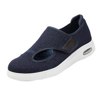 Aocase Bunion Shoes for Women Diabetic Mens Shoe Swollen Feet Easy Top with Extra Wide Fit Trainers Men Walking Slippers,Blue,43 EU