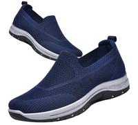 Aocase Diabetic Men's Orthopedic Trainers, Blue, 42/260mm