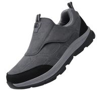 Aocase Diabetic Trainers for Men Extra Wide Fitting Women Men Adjustable Velco Extra Wide Shoes Mens Orthopedic Trainers Mens Slip on Sneakers,Men gray,45/275mm