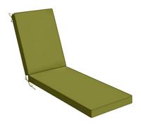 Aocase Garden Sun Lounger Cushion, Recliner Cushions Chaise Sunlounger Replacement Pad, Foldable Thick Sunbed Mattress Thick Luxury Foam Filling, for Indoor Outdoor Use,67 Green,188x58x8cm
