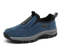 Aocase Men's Slip On Loafers Trainers Men's Slip On Loafers Trainers Running Shoes Casual Walking Shoes Lightweight Breathable Anti-Slip Fashion Sneakers,Blue,44/270mm