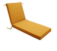 Aocase Replacement Sun Lounger Cushion, Waterproof Garden Chair Thick Soft Cushions with Non-Slip Bottom, lounger Seat Pads for Indoor Outdoor Patio Yard Beach Garden,12 Orange Yellow,203x66x10cm