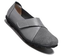 Aocase Wide Fitting Shoes Women Ladies Shoes Swollen Feet Highly Elasticated Sports Running for Work Gym Running Training,Grey,38/240mm