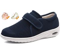 Aocase Womens Edema Shoes Mesh Breathable Lightweight Walking Sneakers Air Cushion for Diabetic,Elderly,Swollen Feet, Plantar Fasciitis,C,39EU