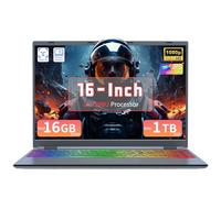 AocBook 16" Touchscreen Laptop-IPS High-Definition, i3-8109U Processor, 16GB RAM, 1TB SSD, RGB Backlit Keyboard, Face Recognition, 180 Degree Opening and Closing, Win 11