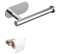 AOCGDDS Toilet Roll Holder Self Adhesive,Toilet Paper Holder Stainless Steel,No drilling required, Strong Adhesiveness and Waterproof,Wall-Mounted Stainless Steel Paper Holder for Bathroom