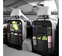 AOCRXL Car Seat Organizer for Cupra Ateca/Born/E-Racer/Formentor/Leon/TCR, Backseat Car Organizer for Kids, Car Back Seat Protector, Kick Mats Back Seat Protector