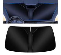 AOCRXL Sun Shade for Windshield Replacement for Kia New Carnival 2021-2023, Car Windscreen Sun Shade Front to Block UV/Sun Heat Rays, Foldable Parasol,A/Black