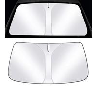 AOCRXL Sun Shade for Windshield Replacement for Nissan Elgrand E52 2012-2023, Car Windscreen Sun Shade Front to Block UV/Sun Heat Rays, Foldable Parasol,B/White