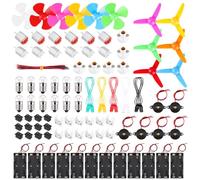 Aodaer 118 Pcs Electric Circuit Learning Kit Mini Circuit Motor Kit | Physics Science Montessori Learning Education Set for DIY STEM Engineering Project Educational Gifts (Age 15 +)