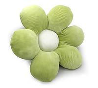 Aodafei Flower Pillow Cushion,Kawaii Plush Flower Shaped Cushion Pillow,Flower Floor Pillow Cute Room Decor fluffy Pillow for Sofa Bedroom Decorations,Green Daisy Flower Cushion,35-40 cm/13.8 in
