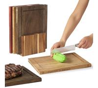 AODANC Book Cutting Boards Set,Wooden Chopping Cutting Boards,Wooden Chopping Boards Books Sets For Kitchens