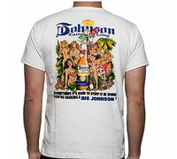 AODBEJP Big Johnson T Shirt Big Johnson Graphic Printed Unisex T Shirt Size S-3XL White