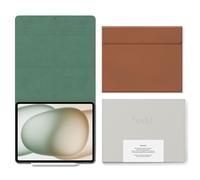 aodd iPad Folio Case for iPad Air 13-Inch M4/M3/M2 (2026/2025/2024), Vegan Leather Magnetic Folio with Apple Pencil Holder, Auto Wake & Sleep, 3-Angle Stand, Microfibre Interior, 10 Two-Tone Colours