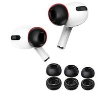 Aode forPremium Memory Foam Tips for AirPods Pro. No Silicone Eartips Pain. Anti-Slip Eartips. Fit in The Charging Case, 3 Pairs (S/M/L, Black)