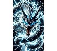 Aodejoy Black Dragon 5D DIY Round Full Drill Diamond Painting Kit Home Decor 30x50cm