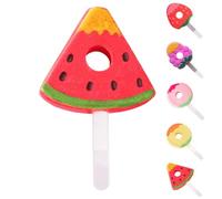 Aodejoy Cute Lollipop Colorful Bubble Bath Fizzy Ball Can Blow Bubbles Handmade Nature Bubble Bath Fizzes Bombs Easter Basket Stuffers for Girls Boys-05