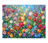 Aodejoy Flowers Plants 5D DIY Diamond Art Painting Kits Partial AB 15