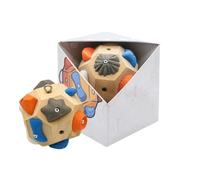 Aodejoy Handcrafted Boulder Block, Build Strength and Precision,Finger Training Tool for Climbers,Portable 3D Climbing Ball for Grip Strength Training,Wooden Climbing Balls,Gifts for Rock Climbers