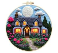 Aodejoy Needle Felting Kit DIY Wool Felt Painting Landscape Art