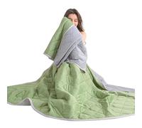 Aodejoy Summer Cooling Comforter Lightweight Comforter for Hot Sleeper (Green 150x200cm)