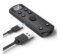 AODELAN for Canon Rechargeable Wireless Shutter Release with Zoom Focus | Camera Remote Control Compatible with R50,G7X Mark III,R6 Mark II,R5,R6,M6 Mark II,M200,M50,90D,200D,Replace BR-E1(Black)