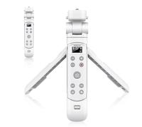 AODELAN for Sony Camera Tripod with Rechargeable Wireless Shutter Release,Shooting Grip Remote Control Handle for ZV-E10,ZV-1F,ZV-1,A7C,A7III,A7R IV,A6100,A6400,A6700,FX30,A9 II,DSC-RX0 II(White)