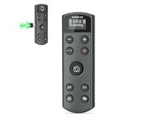Aodelan Rechargeable Shutter Release with OLED Screen for Sony Camera Wireless Remote Control for ZV-E10, FX3, a6100, a6400, a6600, a7 III, a7R III, DSC-RX100 VII, ZV-1; Replace Sony RMT-P1BT (Black)