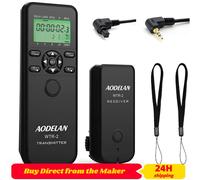 AODELAN Wireless Camera Timer Remote Control Shutter Release for Canon EOS R10, R5C, M6, M5, 80D, G5X, G1X, 6DII, 7DII, 50D, 40D With C6 Cable