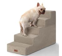 Aodisman Dog Stairs for High Beds 22.6" H, 5-Step Pet Steps for Small Dogs