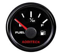 AODITECK Marine Fuel Gauge for Boat Gas Gauge Fuel Level Gauge for Car Truck Vehicle Diesel Automotive Replacement Aftermarket Gauge for Car Truck Vehicle SUV 240-33ohm with Backlight