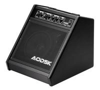 AODSK 30W Professional Electronic Drum Amplifier | Dual Speakers (8" Woofer + 2" Tweeter) | Compatible with Keyboard/Bass/Synthesizer | AUX Input + Recording Output | Treble/Mid Control (UAA-08)