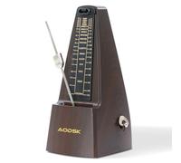 AODSK Mechanical Metronome, Brown - Universal Tempo Tool for Piano, Guitar, Violin, and Drums
