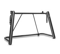 AODSK U-Shaped Design Keyboard Display Stand,Keyboard Stand with Locking Straps,Heavy-Duty Piano Keyboard Stand 88 Key 76 Key 61 Key,Durable & Sturdy,Easy to Assemble,Sleek Black