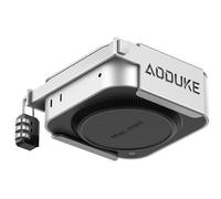 AODUKE Aluminum Alloy 2024 Mac Mini M4 with Combination Lock Security Bracket, Compatible with VESA Hole Monitor or Plaster wall, with lock Anti-theft dock (Silver with lock Stand)