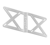 AODUKE Dual VESA Panel Mini PC Expansion Board Monitor Bracket, Suitable for 75x75/100x100 mm VE SA Hole Pitch Bra cket and Arm Extended, Compatible (Silver VESA Monitor Bracket)